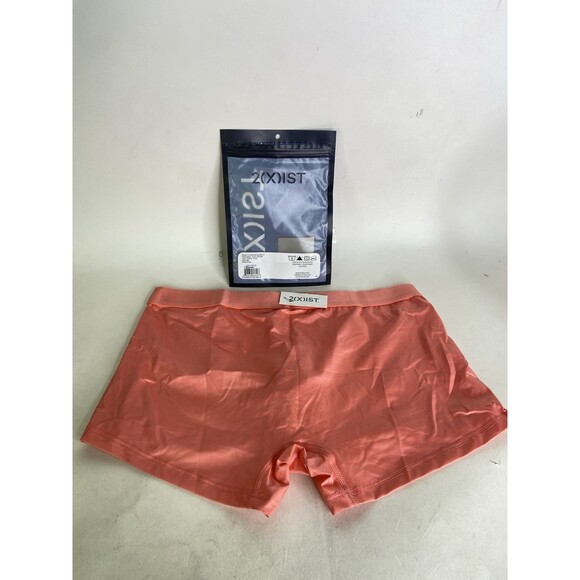 2xist Sexy Sliq Ultra Low Rise Trunk Boxer Briefs Underwear Shell Pink Mens M - Picture 4 of 5